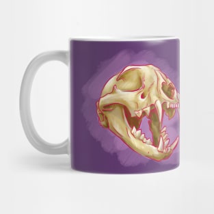 Bobcat Skull Mug